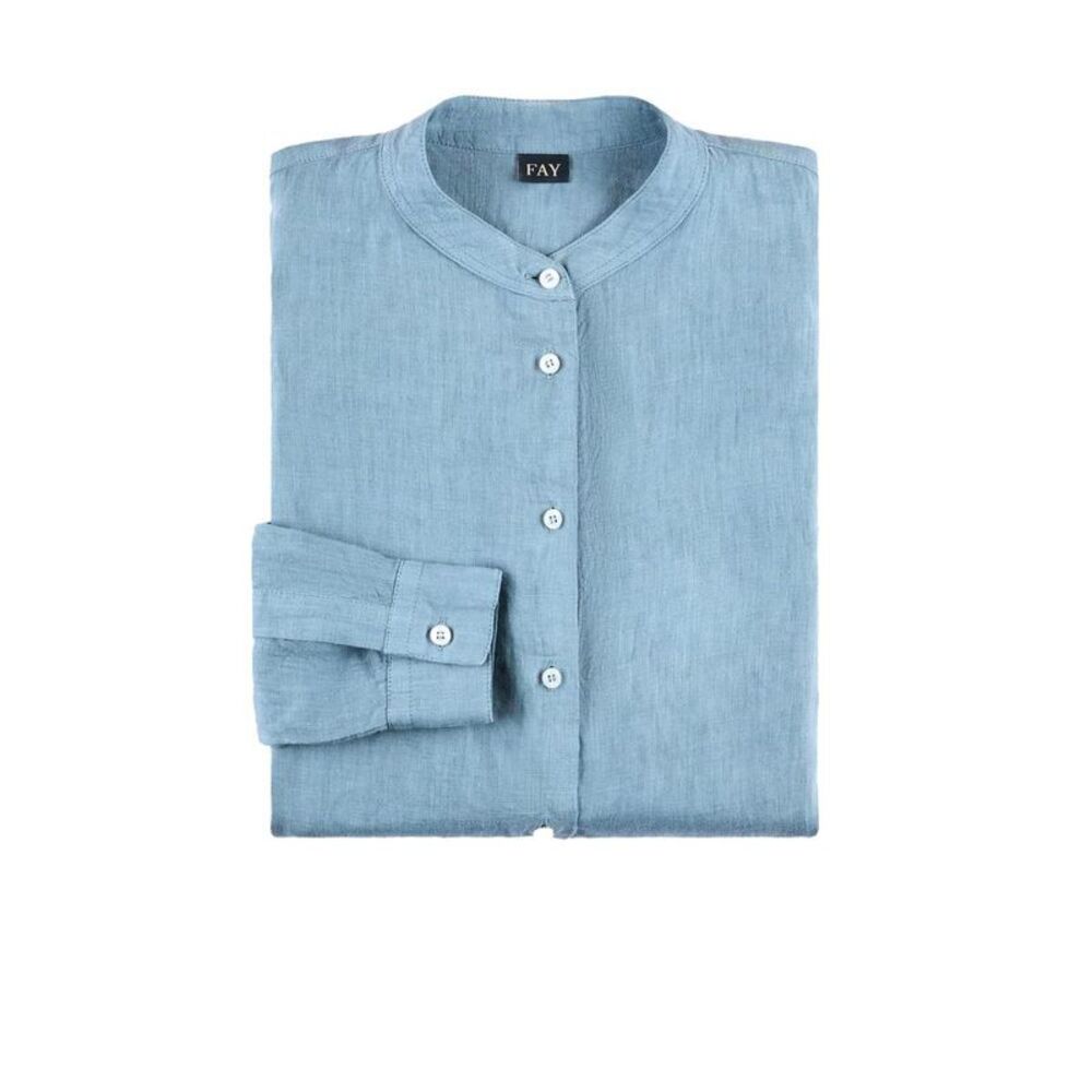 FAY Women's Band Collar Long-Sleeve Shirt Women CARTA DA ZUCCHERO Shirts